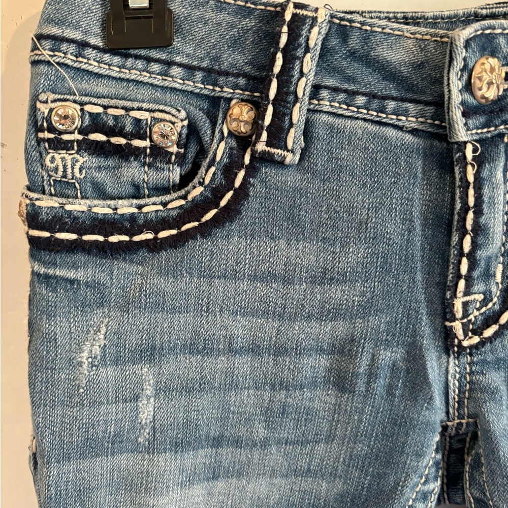 MISS ME Cropped JEANS 26 - Picture 6 of 12